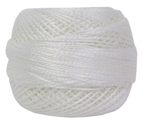 DMC - Pearl Cotton Ball Size 8 White