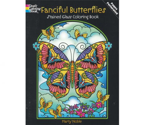 Dover Publications - Fanciful Butterflies Stnd Glss Color Book