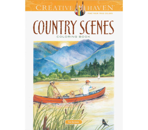 Dover Publications - Creative Haven Country Scenes Coloring Book