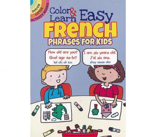 Dover Publications - Little Color and Learn Easy French Book
