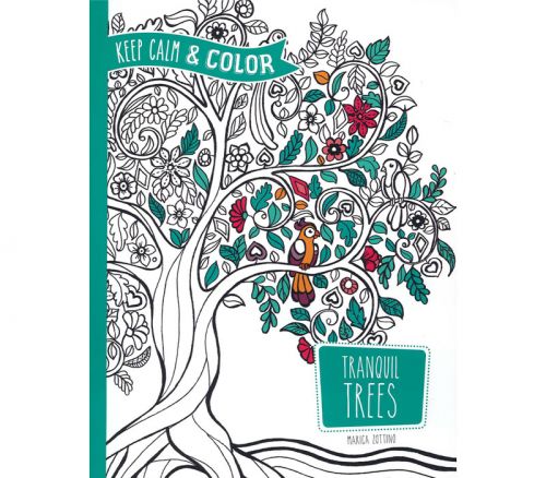 Dover Publications - Keep Calm and Color Tranquil Trees ColorBook