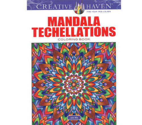 Dover Publications - Creative Haven Mandala Techellations Coloring Book