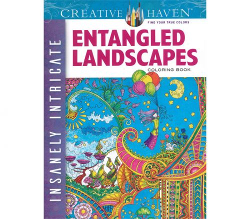 Dover Publications - Creative Haven Entangled Landscapes Coloring Book