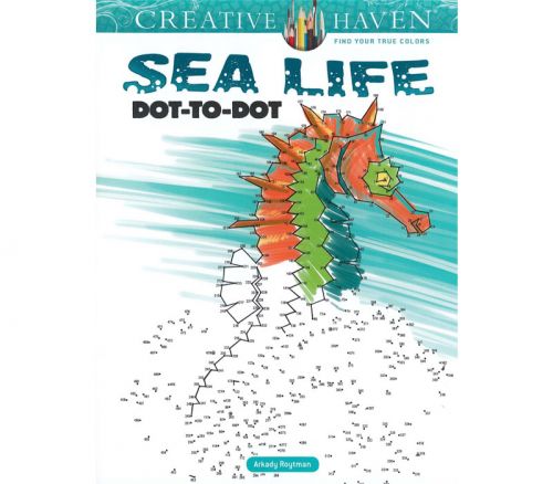 Dover Publications - Creative Haven Sea Life Dot-To-Dot Book
