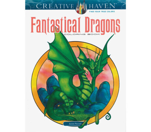Dover Publications - Creative Haven Fantastical Dragons Coloring Book