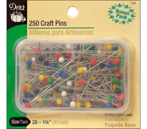 Dritz - Pins Craft Size 28 250 piece Color Head