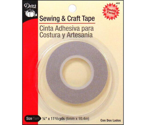 Dritz - Dbl-Face Sewing/Craft Tape 1/4-inch x 11.3-yard