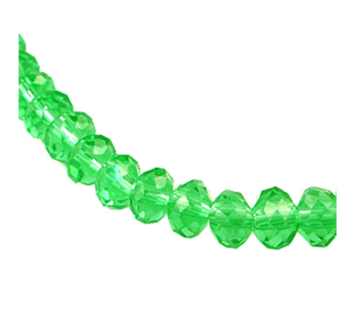 Crystal Glass Bead - 3mm x 2mm Peridot