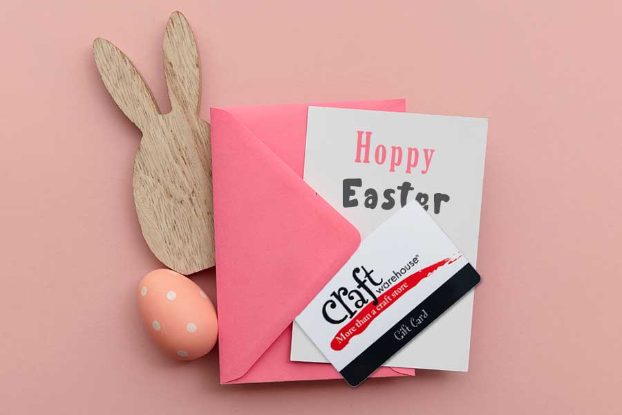 Craft Warehouse Easter Gift Card Idea