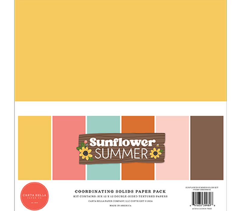 Echo Park Solids Kit - Sunflower Summer