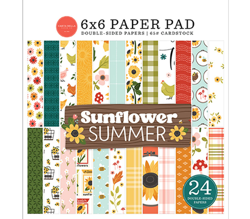 Echo Park Paper Pad - 6x6 - Sunflower Summer