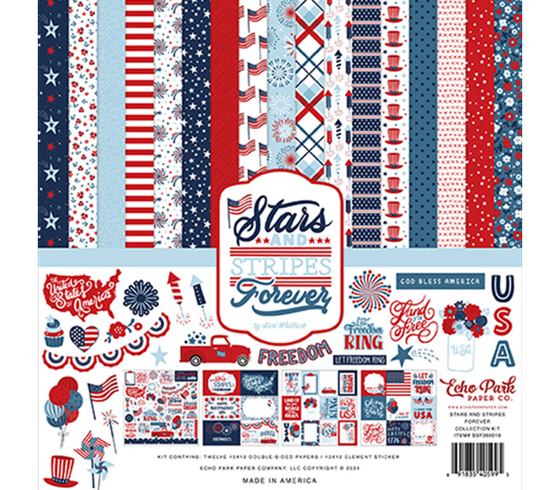 Echo Park Collect Kit - 12x12 - Stars and Stripes Forever