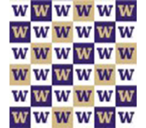 Fabric - University of Washington Diagonal Patch Digital