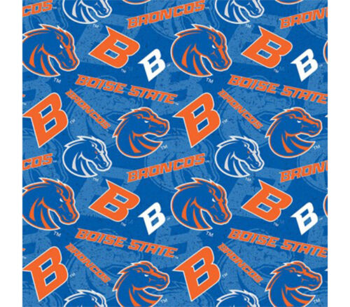 Fabric - Boise State Logo and Text Toss