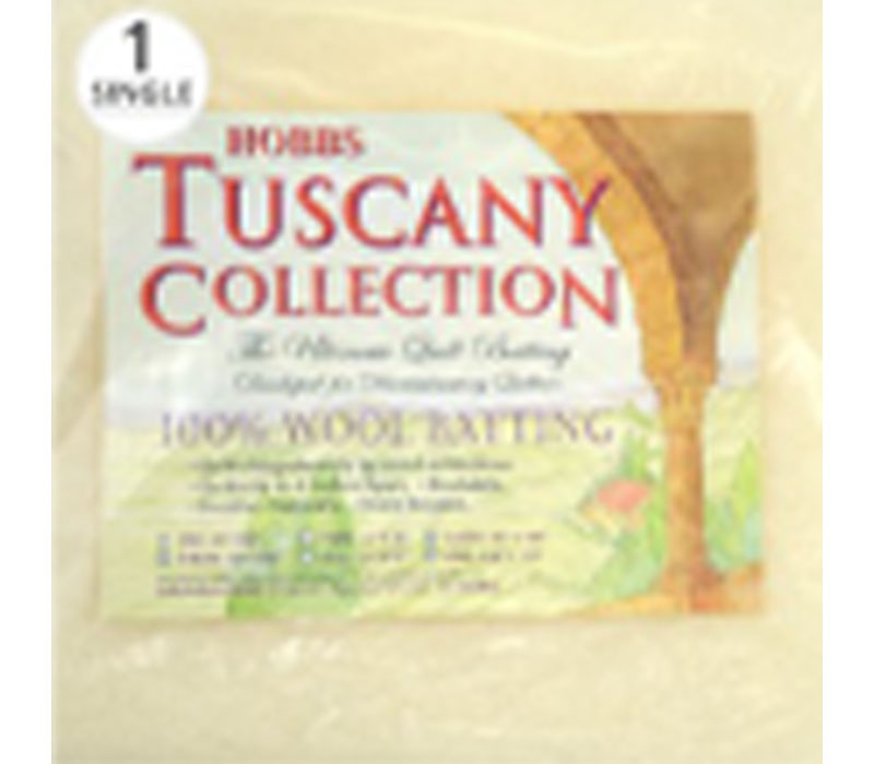 Tuscany Batting - 80 Cotton/20 Wool 60-inch x 60-inch