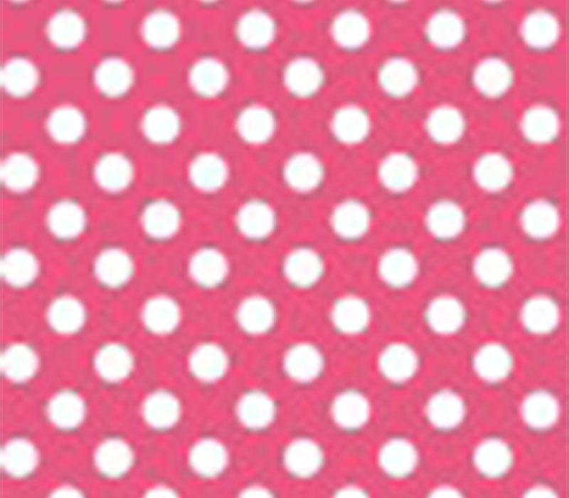 Fabric - Kimberbell Dots White On Pink