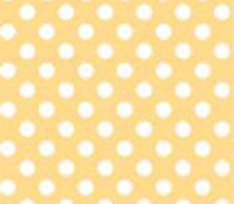 Fabric - Kimberbell Dots White On Yellow