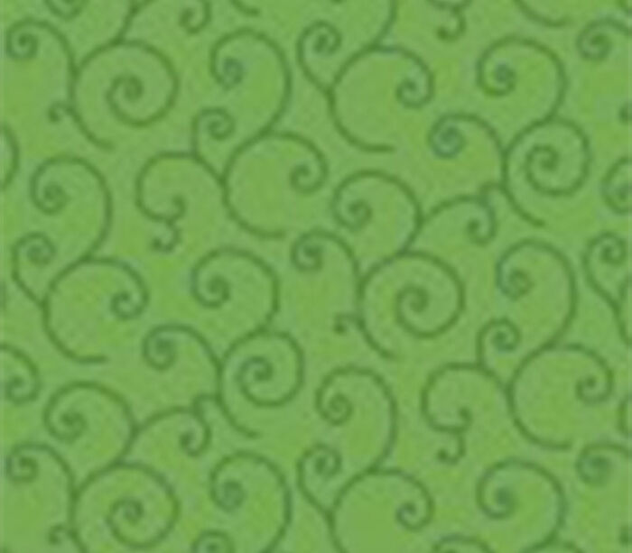 Fabric - Kimberbell Scroll Green Tonal