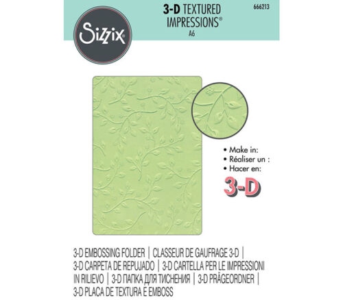 Sizzix Embossing 3-D Folder - Summer