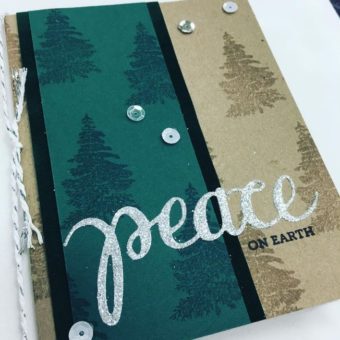Watermark Stamped Card by Craft Warehouse