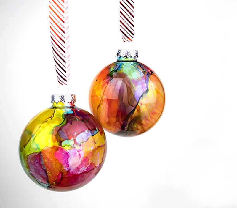 DIY Ornamania: Alcohol Ink Ornament