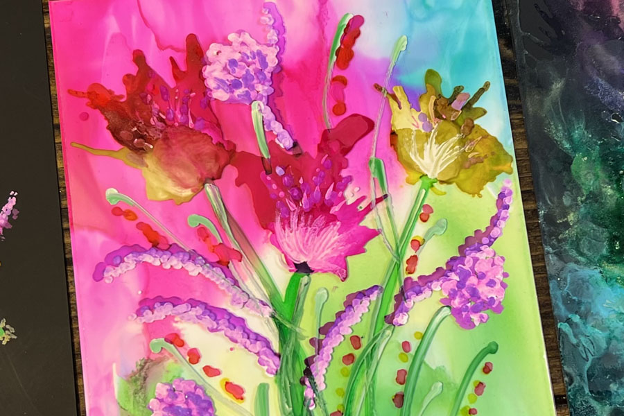 Bloom Alcohol Ink Class