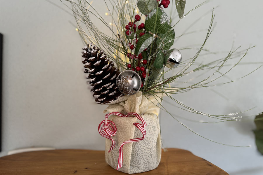 Holiday Lighted Branch Centerpiece