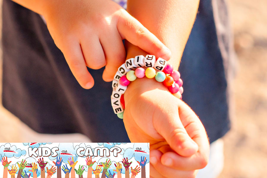 Kids Camp- Pony Bead Bracelet