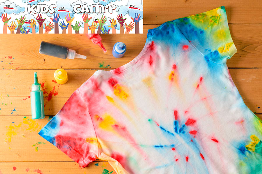 Kids Camp- Tie Dye Shirt