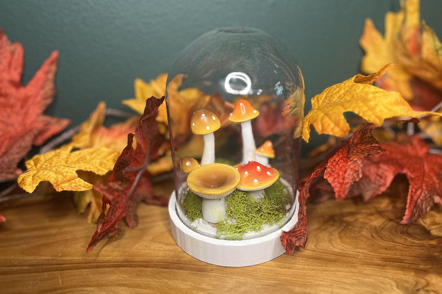 Mini Glow Mushroom Jars