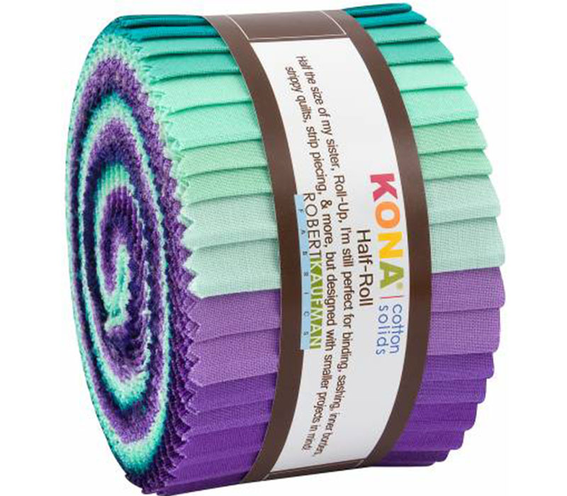 2.5 inch FEATHERS Jelly Roll 100% cotton fabric quilting strips 17 pcs