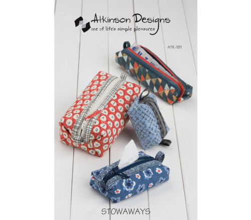 Atkinson Designs Stoways Pouch Sewing Pattern. ATK181