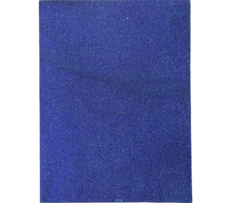 Glitter Craft Foam Sheet Royal Blue - 2mm 9-inches by 12-inches