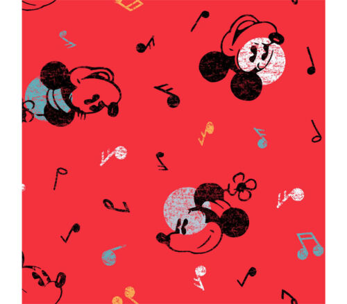 Disney Mickey Mouse And Minnie Mouse Chalky Music - On Red