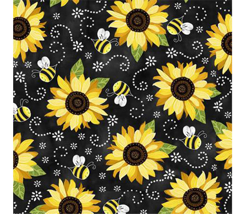 Vinyl Mesh Project Bags for Cross Stitch/needle Art Sunflower With