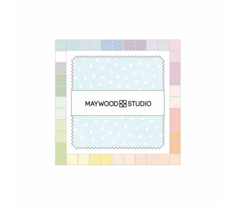 Maywood Studio Woolies Lambies 5-inch Charm Squares - 42 Count. CP-MASLILF