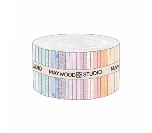 Maywood Studio Woolies Lambies 2 5-inch Jelly Roll Strips. 40 Count. ST-MASLILF
