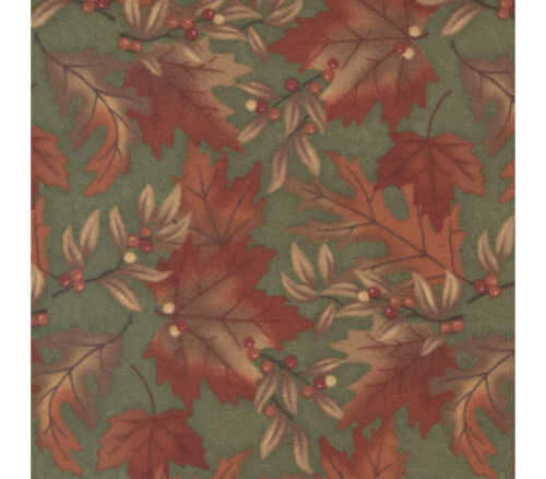 Melody Flannel By Holly Tailor Fall Print on Olive