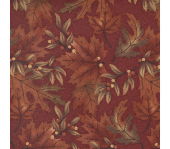 Melody Flannel By Holly Tailor Fall Print on Crimson