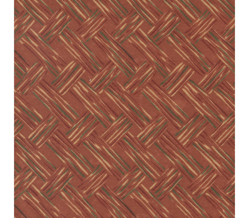 Melody Flannel By Holly Tailor Basket Weave in Torch Red