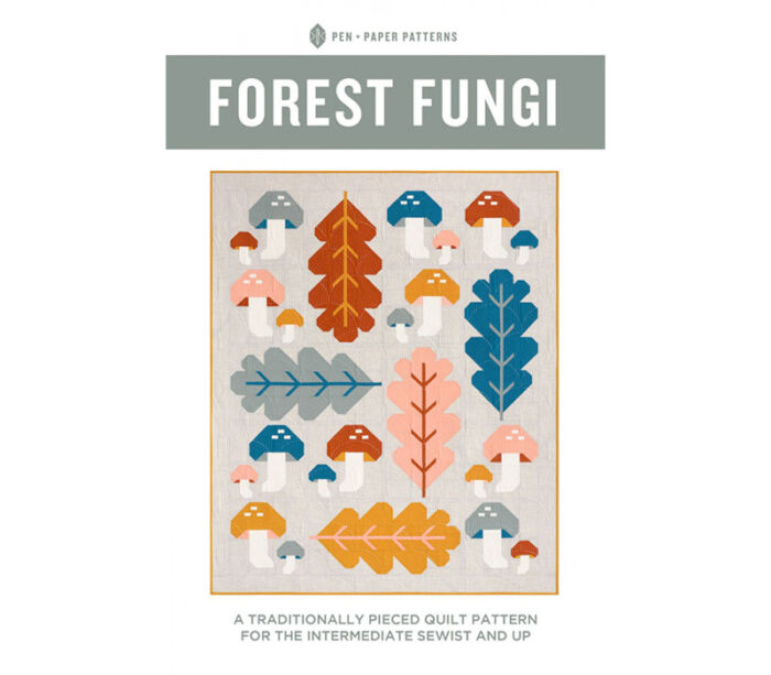 Forest Fungi Quilt Sewing Pattern #PPP35
