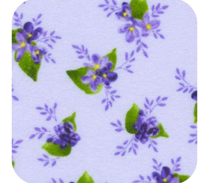 Elizabeth Flannels Small Lilac Tossed on Lavender