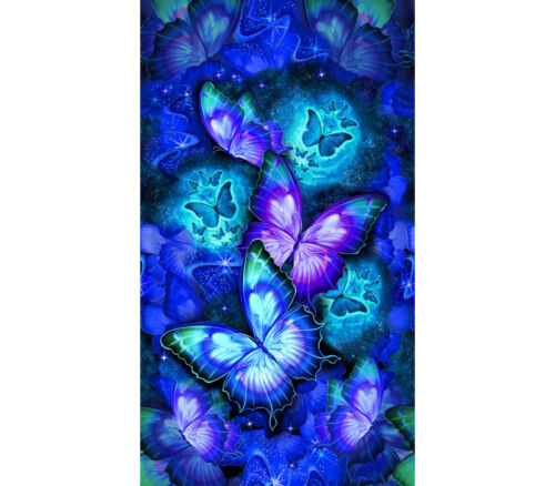 Cosmic Butterfly Butterfly Panel on Midnight