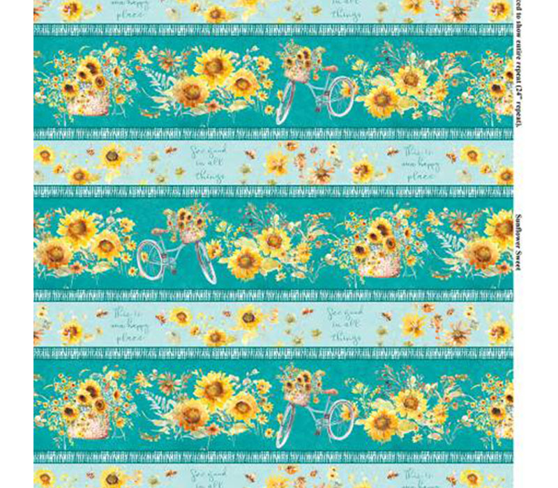 Sunflower Sweet Towel Band Cut