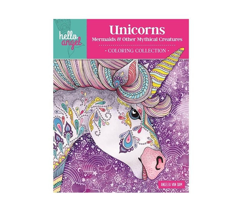 Design Originals Unicorns - Mermaids and Mythical Coloring Book