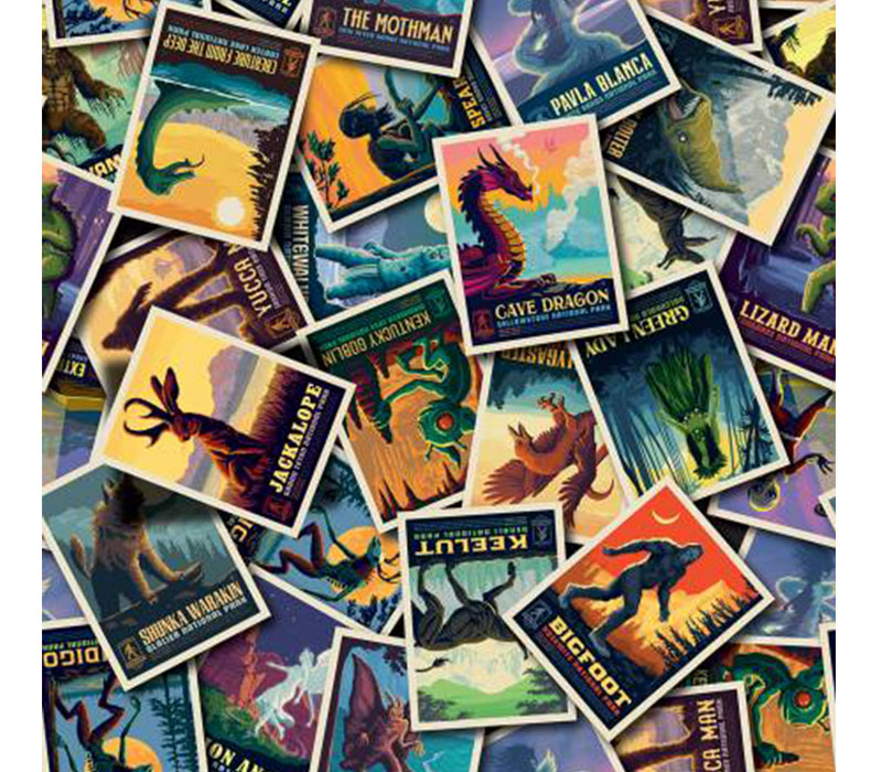 National Parks Legends Postcard Toss Multicolor