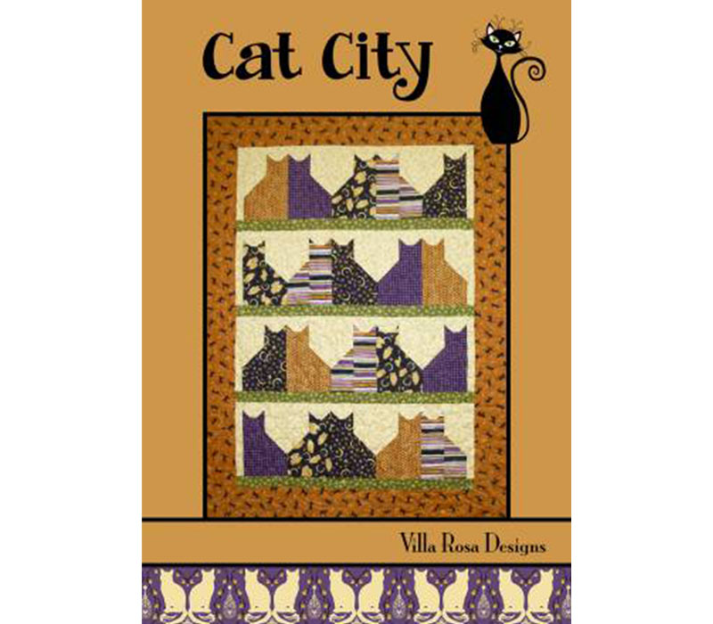 Villa Rosa Cat City Quilt Pattern