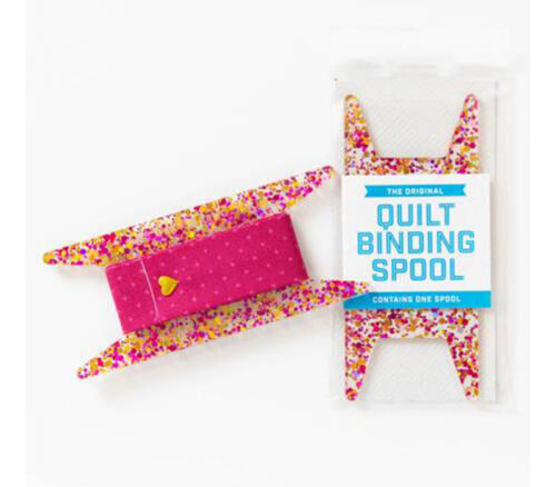 Binding Spool Pink and Gold Glitter by Stitch Supply #301