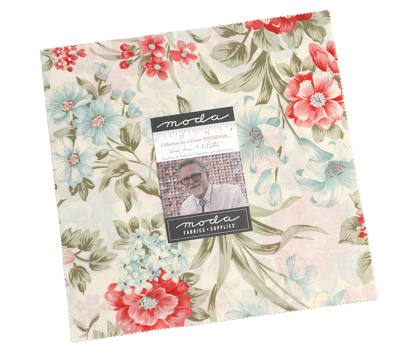 Moda Collections for a Cause: Etchings 10--inch Squares Layer Cake