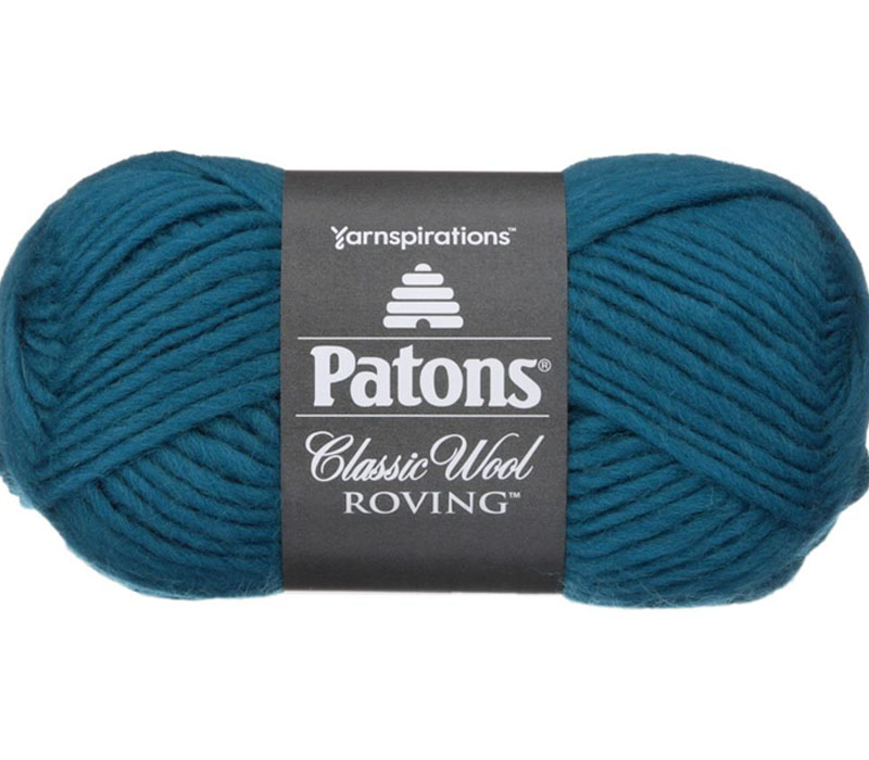 Patons Pacific Teal Wool Roving Yarn #77203
